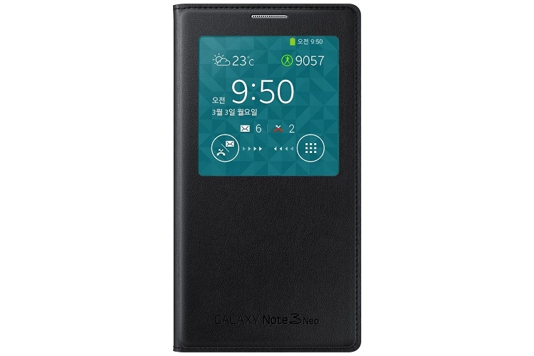 Bao Da S View Cover Chính Hãng cho Samsung Galaxy Note  3 Neo N750